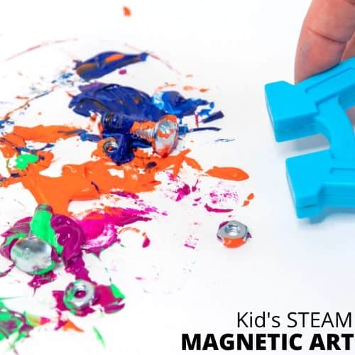 Magnetic Painting: Art Meets Science! - Little Bins for Little Hands